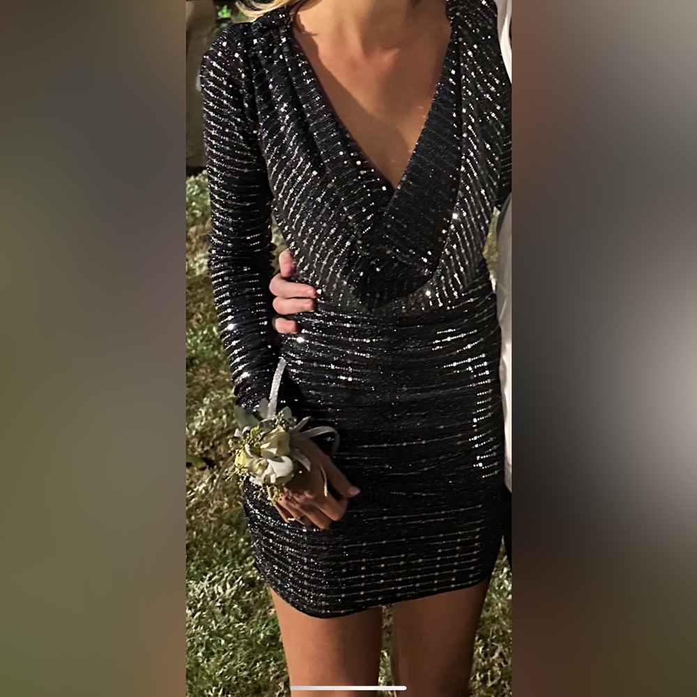 H:ours Isla Cowl Neck Dress- Luxed